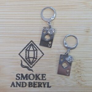 Custom Ace Of Spades Silver Lever Back Earrings D099